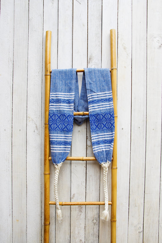 LIGHT FAJA/ WOMB BELT CLEAR SKY