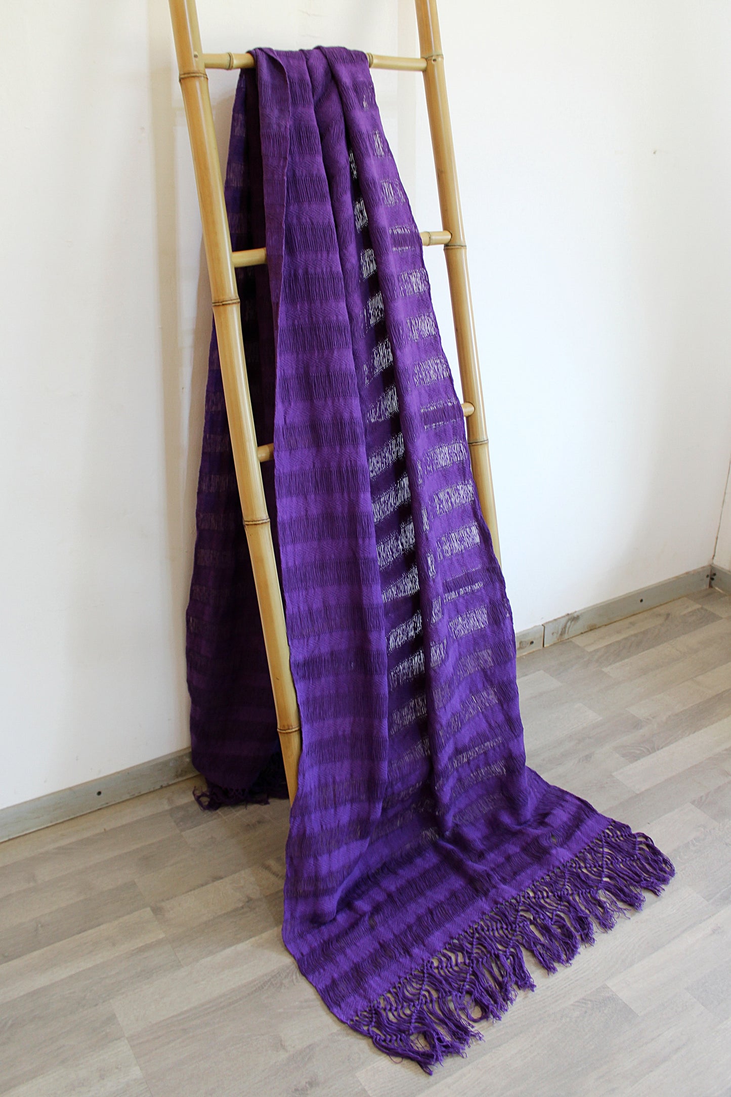 Load image into Gallery viewer, FRAYED VIOLET REBOZO
